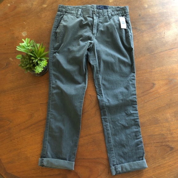 Gap Girlfriend Twill Striped Chinos - Picture 2 of 7